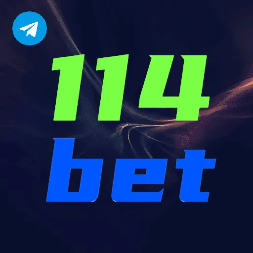Imagem promovendo o canal oficial da 114bet no Telegram
